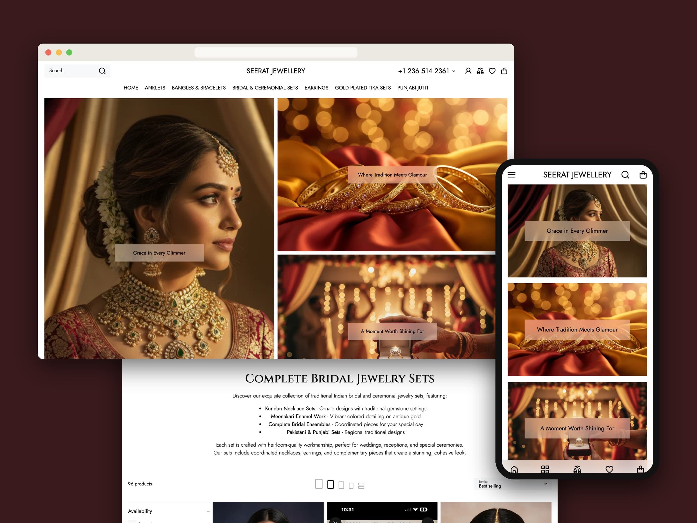 Seerat Jewellery — project cover image